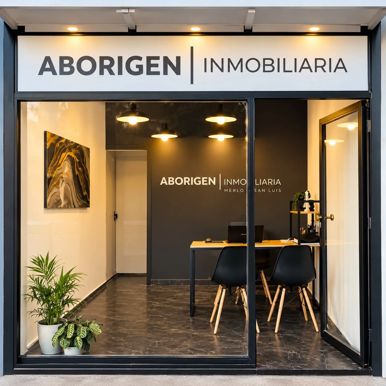 Presentación de la oficina de Aborigen Inmobiliaria en Villa de Merlo